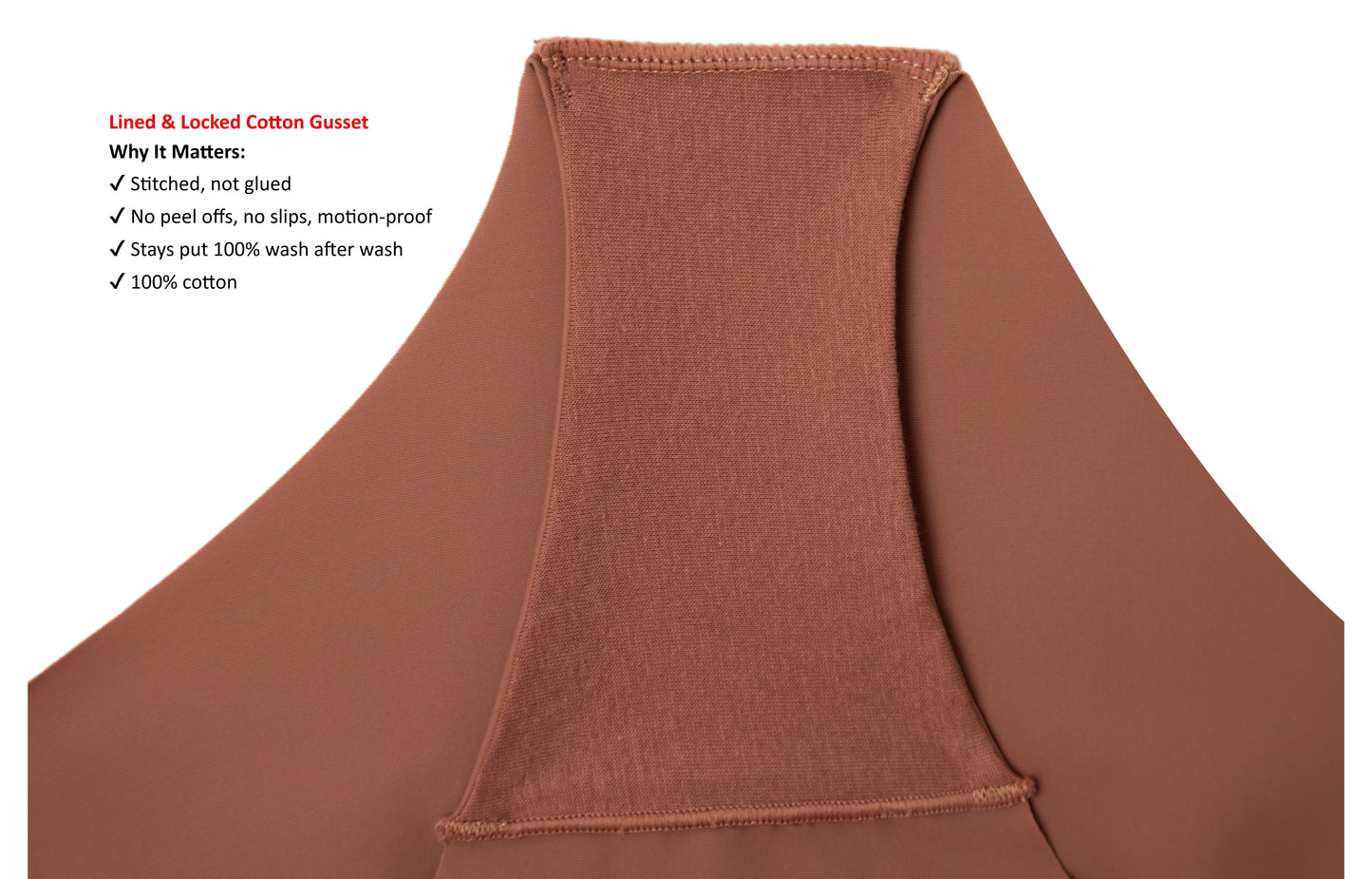 Seamless Underwear in Espresso
